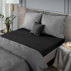 MAKOSATÉNOVÉ PRESTIERADLO NOVA 180X200 CM, VÝŠKA 30 CM ČIERNE