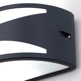 Orion - Vonkajšie nástenné svietidlo SHELL 1xE27/40W/230V IP54 antracit