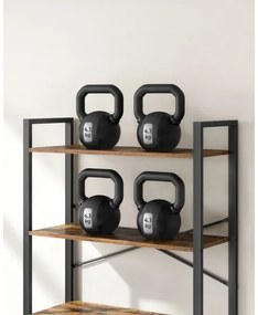 Knižnica NAVARO hnedá/čierna