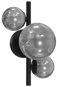 ONLI - Nástenné svietidlo PALOMA 3xG9/10W/230V čierna/dymová