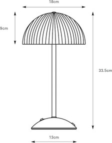 Markslöjd 109143 - Stolová lampa ZIN 2xG9/20W/230V zelená