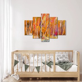 Obraz - Jesenný les (150x105 cm)