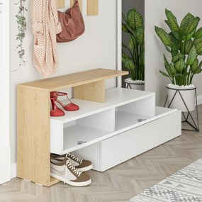 Predsieňová zostava Ramda White and Oakfarbe