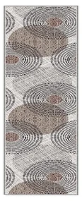 Sivý prateľný koberec behúň 58x190 cm – Oyo Concept