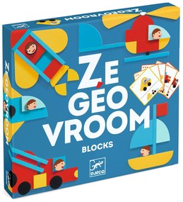 Geometrické tvary - skladačka - dopravné prostriedky