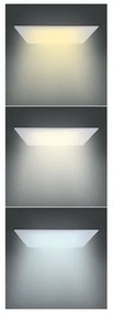 Solight WD145 - LED podhľadové svietidlo 24W/230V 3000/4000/6000K 30x30 cm biele
