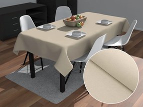 Biante Dekoračný obdĺžnikový obrus BKU-121 Latte 140x220 cm