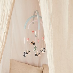 Bieco - Drevený závesný kolotoč - ježko