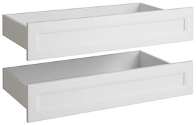 Zásuvka Skrine Ultra 2DX 2 ks rámček biela platina