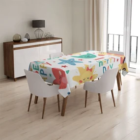 Sablio Obrus Happy day - 130x130 cm
