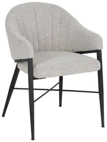 Svetlosivé kreslo – Ixia