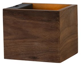 Sada 4 inteligentných nástenných svietidiel z orechového dreva vrátane WiFi G9 - Transfer