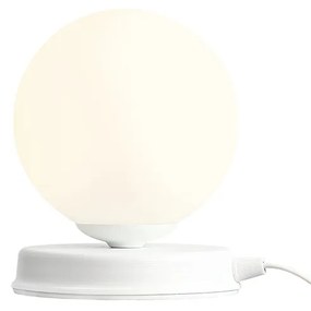 BALL WHITE | Stolná lampa v bielom prevedení Veľkosť: S