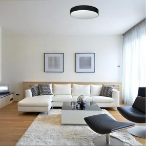 LED Stmievateľné stropné svietidlo LED/50W/230V 3000-6500K čierna +dálkové ovládanie