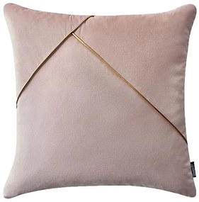 Jednofarebný dekoračný vankúš 45x45cm Glam Simple &#8211; Pink