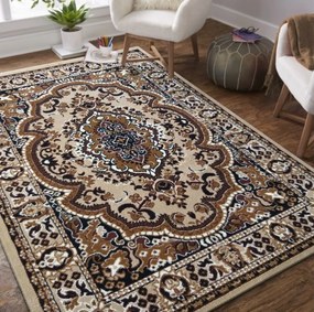 Kusový koberec ALPHA Dubai - hnedý