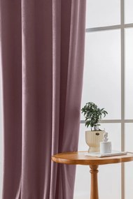 Svetlo fialový zatemňovací záves VELVET 140x270 cm Zavesenie: Riasiaca páska