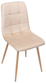Jedálenská stolička MONTANA VELVET béžová