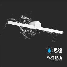 LED osvetlenie zrkadla do kúpeľne LED/10W/230V 3000K IP65 biela