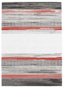 Dekorstudio Moderný koberec MODA SOFT sivo červený 1142 Rozmer koberca: 190x280cm