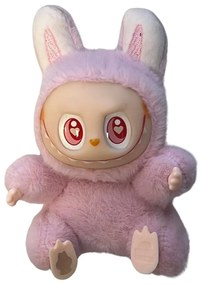 Plyšová figúrka v štýle LABUBU monster - růžová