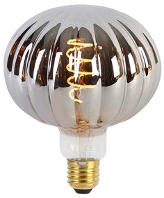 E27 stmievateľná LED lampa G125 dymová 4W 40 lm 2200K