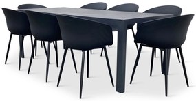 Noela Záhradný jedálenský set Viking XL 190cm + 8x stolička Rikke