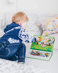 Magnetická kniha - skladačka Zvieratá