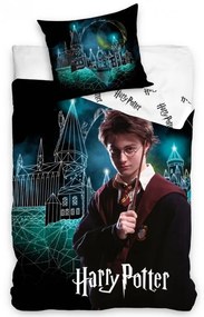 Súprava obliečok Harry Potter Kúzelné Bradavice + plyšová hračka Harry Potter