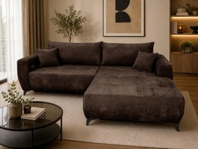 XXXLutz ROHOVÁ SEDAČKA, textil, hnedá P & B - Sedačky - 00000F001606