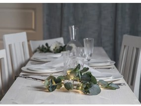 Zelená LED svetelná dekorácia Star Trading Eucalyptus, dĺžka 90 cm