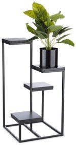 Kvetinový stojan LOFT 79 cm čierny