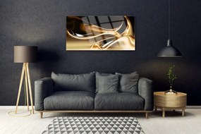 Skleneny obraz Zlato abstrakcia art umenie 100x50 cm