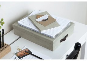 Béžová úložná škatuľa Bigso Box of Sweden Oskar