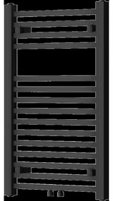 Mexen Pluton kúpeľňový radiátor 800 x 500 mm, 410 W, čierny - W106-0800-500-00-70