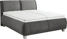 XXXLutz ČALÚNENÁ POSTEĽ, 180/200 cm, sivá, modrosivá Beldomo - Sleep - Postele - 002873002202