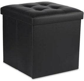 Skladacia taburetka L čierna