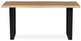 Autronic BONTEC Jedálenský stôl 160x90cm, mdf, sivý dub, HT-F4216 GREY Farba: Hnedá