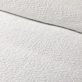 Biele krepové obliečky na jednolôžko 135x200 cm Crinkle Seersucker – Catherine Lansfield