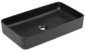 COMAD UM-6275 SLIM 60 BLACK DP - Umývadlo SLIM 61x34 cm matná čierna