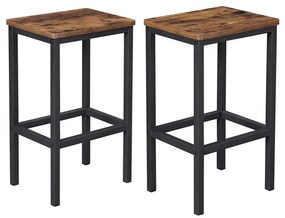 Barová stolička LOE hnedá/čierna