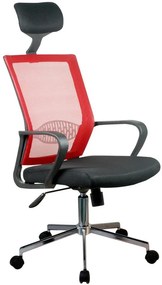 Kancelárska stolička Feodora (červená). Vlastná spoľahlivá doprava až k Vám domov. 1069457