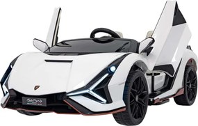 Elektrické autíčko Lamborghini SIAN biele