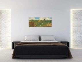 Obraz - Edouard Vuillard, Landscape of the Ile de France, reprodukcia (120x50 cm)