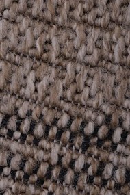 Koberec Indiana 08866A JUTE / BLACK kruh