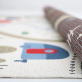 Detský koberec Nattiot Little Camper, 123 x 180 cm