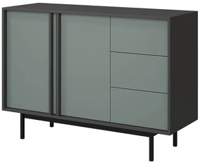 Komoda 120 Alsy 7 Aloe/Antracit