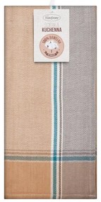 Sada kuchynských utierok OLIVIA 1 béžová / modrá