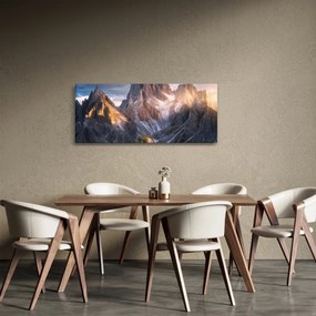 Obraz - Horská panoráma (120x50 cm)