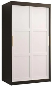 Skriňa Amiro 1 100 čierny/biely